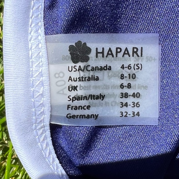 Hapari Swim Hapari Navy Blue Bikini Swimsuit Size S Poshmark